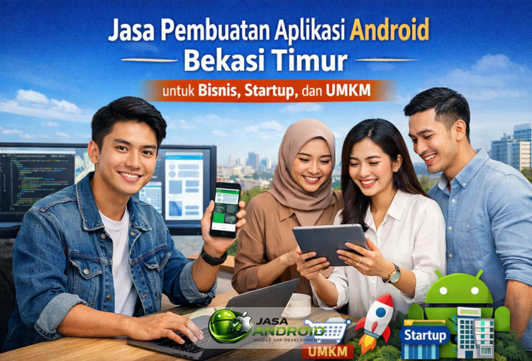 Jasa Pembuatan Aplikasi Android Bekasi Timur untuk Bisnis, Startup, dan UMKM